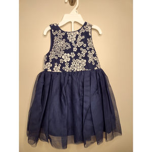 Pippa & Julie Infant Girl's Navy Blue & White 2 Piece Set Size 24M NWT